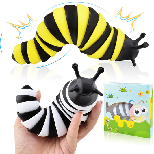 Cevioce Fidget Slug Spielzeug Sensorische Schnecke Fidget Spielzeug