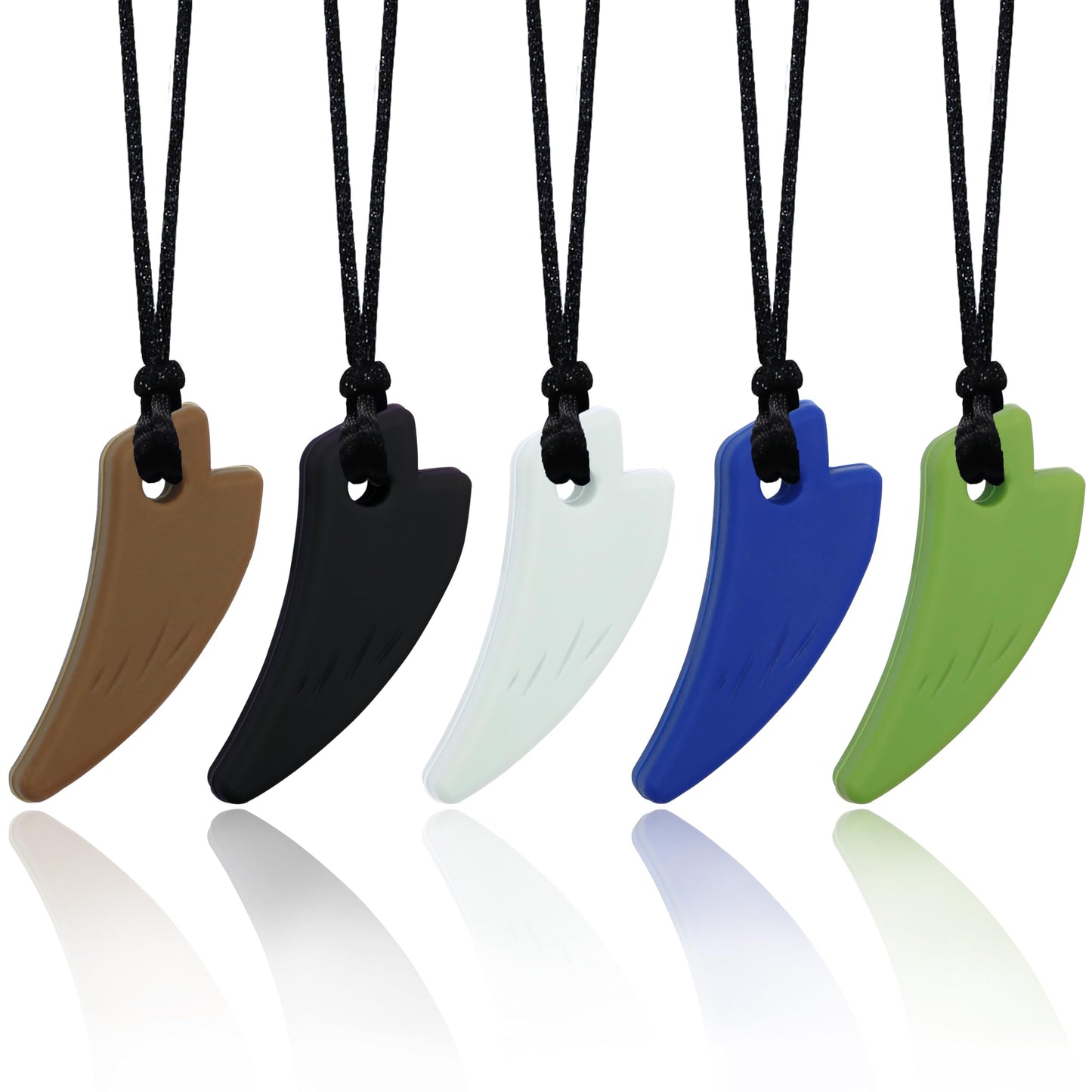Chew Necklaces for Sensory Kids 5 Pack